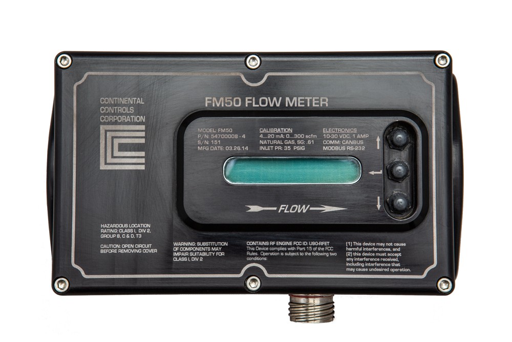 Fm50 639 1492 Gas Flow Meter And Totalizer