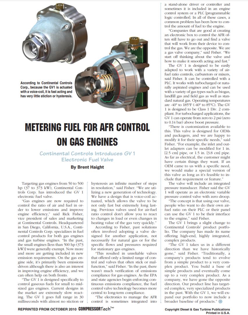 Metering Fuel Controls