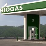 Image of a gas station with the name biogas
